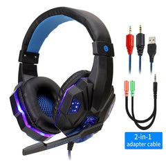 Wired Gamer Headset with LED lightening