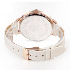 Elegant Woman's Leather Watch