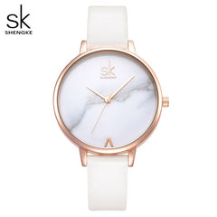 Elegant Woman's Leather Watch