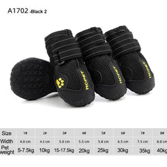 Reflective Waterproof Dog Boots