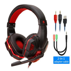 Wired Gamer Headset with LED lightening