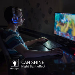 Wired Gamer Headset with LED lightening