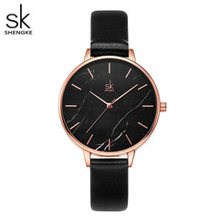 Elegant Woman's Leather Watch