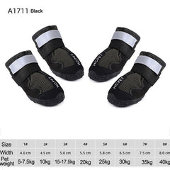 Reflective Waterproof Dog Boots