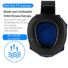 Wired Gamer Headset with LED lightening